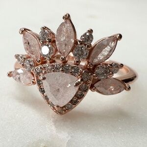 Bomb Party Original Ice Crystal Ring Now Let's Begin RBP6563 Size 9